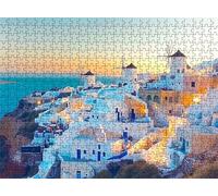 Sea Small Town Puzzle - 3000 Piece Jigsaw Puzzles for Adults - The Back Features Printed Letter Guides - The Pieces fit Together Snugly - Wooden Puzzles for Adults - Gifts Man 48.0 X 31.9 Inch s7h-389