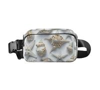 Sea Snail Fashion Waist Pack Crossbody Bag for Women Men Mini Chest Bag Belt Bag with Adjustable Strap for Travel Shopping Running, sea snail, One Size