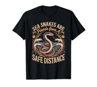 Sea Snakes are Friends from a Safe Distance Value Graphic T-Shirt