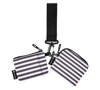 Sea Soul Double Credit Card Holder Slim Portable Coin Purse with Wrist Strap for Women and Girls, Pack of 2, Multicolor, 4.13"(L) x 3.5"(W), Travel Accessories, multi-coloured, 4.13"(L) x 3.5"(W),