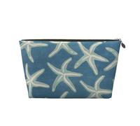 Sea Star Coastal Wool Vagilo Leather Toiletry Bag - Stylish & Durable Toiletry Kit for Travelers, Cosmetic Organizer, Makeup Bag, Carry-On, Portable Organizer, Zippered Pouch