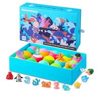 Sea Surprise Bath Bombs for Kids - 15 Pack Fizzy Gift Set with Hidden Ocean Toys, Gentle & Scented, Kid-Safe & Fun Bath Time, Great Summer Treats & Birthday Gifts for Boys and Girls