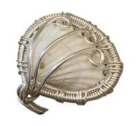 Sea Theme Stackable Rings with Shell Detail Adjustable Opening Finger Jewelry Suitable for Various Occasion French Vintage Shell Hoop