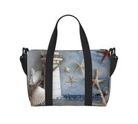 Sea-Themed Art Print Travel Duffel Bag, Lightweight Water-Resistant Weekender Spacious Gym & Travel Bag for Men, Women & Teens