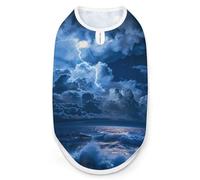 Sea Thundering Ocean Wave Seascape Dog Shirts Sleeveless T-Shirt Pet Tank Top Soft Summer Vests Clothes for Dogs And Cat S