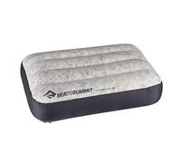 SEA TO SUMMIT - Aeros Down Pillow - Ultralight Inflatable Travel Pillow - 10D Fabric - With Premium Down Cushion Top & Lock System - For Backpacking & Camping - Grey