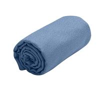 Sea to Summit - Airlite Microfibre Towel M - In Between Hand & Bath Towel - Ultra Absorbent & Quick Dry - Ultra-Lightweight - Tiny Pack - For Travel & Backpacking - 100 x 50cm - Moonlight Blue - 47g