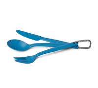 Sea to Summit Camp Cutlery Set - 3pc: Blue Colour: Blue