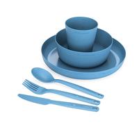 Sea To Summit Camp Dinnerware Set w/Mesh Sack - (6 Piece, 1 Person) Cendre Blue