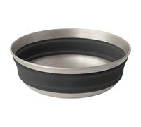 Sea to Summit | Detour Stainless Steel Collapsible Bowl | Black/Stainless Large