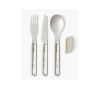 Sea to Summit - Detour Stainless Steel Cutlery Set - Cutlery set size 1 Person - 3 Pieces, white/grey