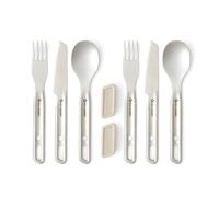 Sea to Summit - Detour Stainless Steel Cutlery Set - Cutlery set size 2 Person - 6 Pieces, white/grey