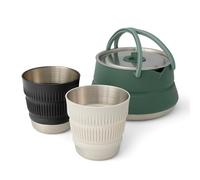 SEA TO SUMMIT Detour Stainless Steel Kettle Cook Set 3pc - Mixte - Green / Grey / Black - size only size- model 2025 only size