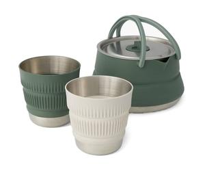 SEA TO SUMMIT Detour Stainless Steel Kettle Cook Set 3pc - Mixte - Green / Grey / Black - size only size- model 2026 only size