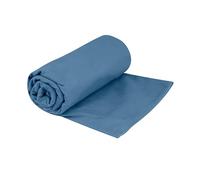 Sea to Summit - Drylite Microfibre Towel S- Hand Towel - Super Soft Suede Finish - Extra Absorbent & Quick Dry - Hang Loop & Case - For Camping, Gym & Travel - 40 x 80cm - Moonlight Blue - 70g