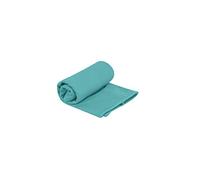 Sea to Summit - Drylite Microfibre Towel S - Hand Towel - Super Soft Suede Finish - Extra Absorbent & Quick Dry - Hang Loop & Case - For Camping, Gym & Travel - 40 x 80cm - Baltic Blue - 70g