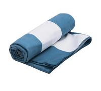 SEA TO SUMMIT - Drylite Microfibre Towel XXL - Beach Towel - Super Soft Suede Finish - Extra Absorbent & Quick Dry - Hang Loop & Case - For Camping, Gym & Travel - 85 x 170cm - Beach Blue - 495g