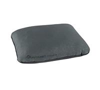 Sea to Summit - Foam Core Pillow R - Travel Pillow Just Like Home - Soft Fabric & Upcycled Foam - Lock System - Rolling Closure With Integrated Pocket - For Camping - 34 x 24x 13cm - Grey - 220g