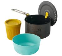 SEA TO SUMMIT Frontier Ul One Pot Cook Set W/1.3l Pot - Mixte - Black / Yellow / Blue - size only size- model 2025 only size