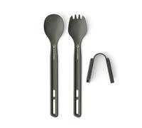 Sea To Summit Frontier Ultralight Long Handle Cutlery Set - 2 Piece Anodised Grey