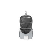 SEA TO SUMMIT - Hanging Toiletry Bag L - Lightweight & Water-Resistant - Shatterproof Mirror & Internal Mesh Pocket - Ultra-SIL Nylon - Durable Zips & Grab Tags - for Travel - Pewter Grey - 114g