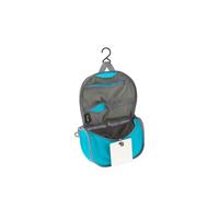 SEA TO SUMMIT - Hanging Toiletry Bag S - Lightweight & Water-Resistant - Shatterproof Mirror & Internal Mesh Pocket - Ultra-SIL Nylon - Durable Zips & Grab Tags - for Travel - Atoll Grey - 80g