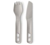 Sea To Summit Horizon Cutlery Set - 2 Piece: Grey Colour: Grey