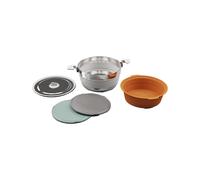 Sea To Summit - Kitchen accessories set - Detour Essentials Camp Kitchen Kit - 5L Pot Set w/ Colander - Grey Grey