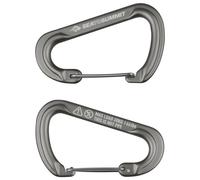 Sea To Summit Large Accessory Carabiners 2 pcs. - Titanium Grey
