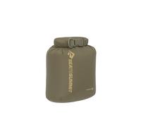 Sea to Summit - Lightweight Dry Bag XS 3L - Waterproof Storage - Roll-Top Closure - Recycled Fabric - Base Lash Point & D-Ring - For Backpacking & Kayaking - 17 x 13.3 x 21.3cm - Olive Green - 45g