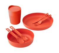 Sea to Summit Passage 7 Piece Dinnerware Set Camping (Orange)