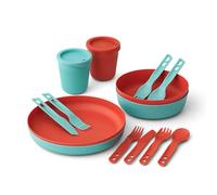 Sea To Summit Passage Dinnerware 14 elements - Aqua Sea/Spicy Orange