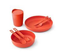 Sea to Summit - Passage Dinnerware Set - 7 Piece - 1 Plate, Bowl, Insulated Mug & Cutlery Set - Dishwasher & Microwave Safe - BPA-Free - Glass Reinforced Polypropylene Camping Dinnerware - 324g