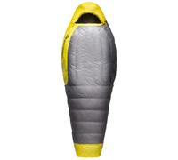 Sea to Summit - Spark Women's Ultralight Down Sleeping Bag Regular (-9°C) - Mummy Shaped - Full Length - 850+ Loft Ultra-Dry Down - 3 Season - For Backpacking - Grey & Yellow - 930g