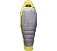 Sea to Summit - Spark Women's Ultralight Down Sleeping Bag Regular (-9°C) - Mummy Shaped - Full Length - 850+ Loft Ultra-Dry Down - 3 Season - For Backpacking - Grey & Yellow - 930g