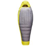Sea to Summit - Spark Women's Ultralight Down Sleeping Bag Regular (-9°C) - Mummy Shaped - Full Length - 850+ Loft Ultra-Dry Down - 3 Season - For Backpacking - Grey & Yellow - 930g