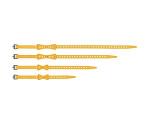 SEA TO SUMMIT Stretch-Loc Set 20 mm 4 Pack Accessories, Adults Unisex, Yellow (Yellow), One Size