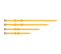 Sea to Summit Stretch-Loc TPU Straps (4 Pack) 20mm: Yellow Colour: Yel
