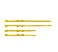 Sea To Summit Stretch-Loc Straps - Mini Set of 4: Yellow Colour: Yello