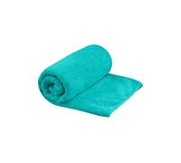 Sea to Summit - Tek Microfibre Towel M - Hand Towel - Soft Terrycloth Feel - Super Absorbent & Quick Dry - Hang Loop & Case - For Camping, Boating & Gym - 50 x 100cm - Baltic Blue - 200g