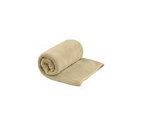 Sea to Summit - Tek Microfibre Towel M - Hand Towel - Soft Terrycloth Feel - Super Absorbent & Quick Dry - Hang Loop & Case - For Camping, Boating & Gym - 50 x 100cm - Desert Brown - 200g