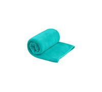 Sea to Summit - Tek Microfibre Towel S - Hand Towel - Soft Terrycloth Feel - Super Absorbent & Quick Dry - Hang Loop & Case - For Camping, Boating & Gym - 40 x 80cm - Baltic Blue - 120g