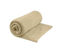 SEA TO SUMMIT - Tek Microfibre Towel XL- Beach Towel - Soft Terrycloth Feel - Super Absorbent & Quick Dry - Hang Loop & Case - For Camping, Boating & Gym - 75 x 150cm - Desert Brown - 445g