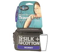 Sea To Summit Mummy Tapered - Silk & Wool - Sleeping Bag Liner Navy Blue One Size
