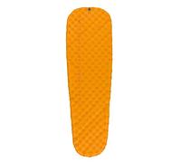 SEA TO SUMMIT - UltraLight Insulated Air Sleeping Mat Large - Thermolite Air Mat - Tiny Pack Size - Pillow Lock System - 2.5 Season - Stuff Sack - For Ultralight Backpacking - Orange - 595g
