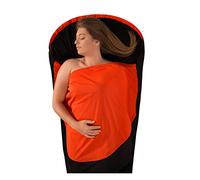 Sea To Summit Unisex's Thermolite Reactor Compact Plus Sleeping Bag Liner-Black/Red, 90 x 183 cm, cm