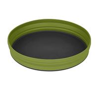 Sea to Summit X-Plate Collabsible Silicone Camping Dinnerware, 7.9-Inch, Olive, Única