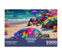 Sea Turtle, 1000-piece Jigsaw Puzzle, Absorbing Cognitive Exercise Strengthening Attention Endurance Structured Thinking, Relaxing Individual Entertainment Transforming Quiet Hours Into Achievement, S