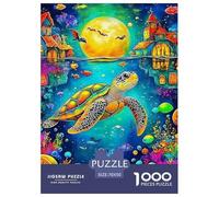 Sea Turtle, 1000-piece Jigsaw Puzzle, Engaging Mindfulness Activity Promoting Focus Relaxation Creativity, Perfect for Home Leisure Stylish Interiors Thoughtful Presents, Suitable for Ages 12+, 70x5