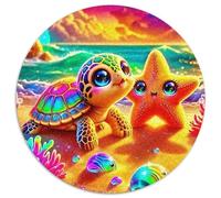Sea Turtle 1000 Piece Jigsaw Puzzle for Adults Underwater World Colourful Jigsaws Challenge Games Creativity & Gift Giving 1000pcs (67.5x67.5cm)